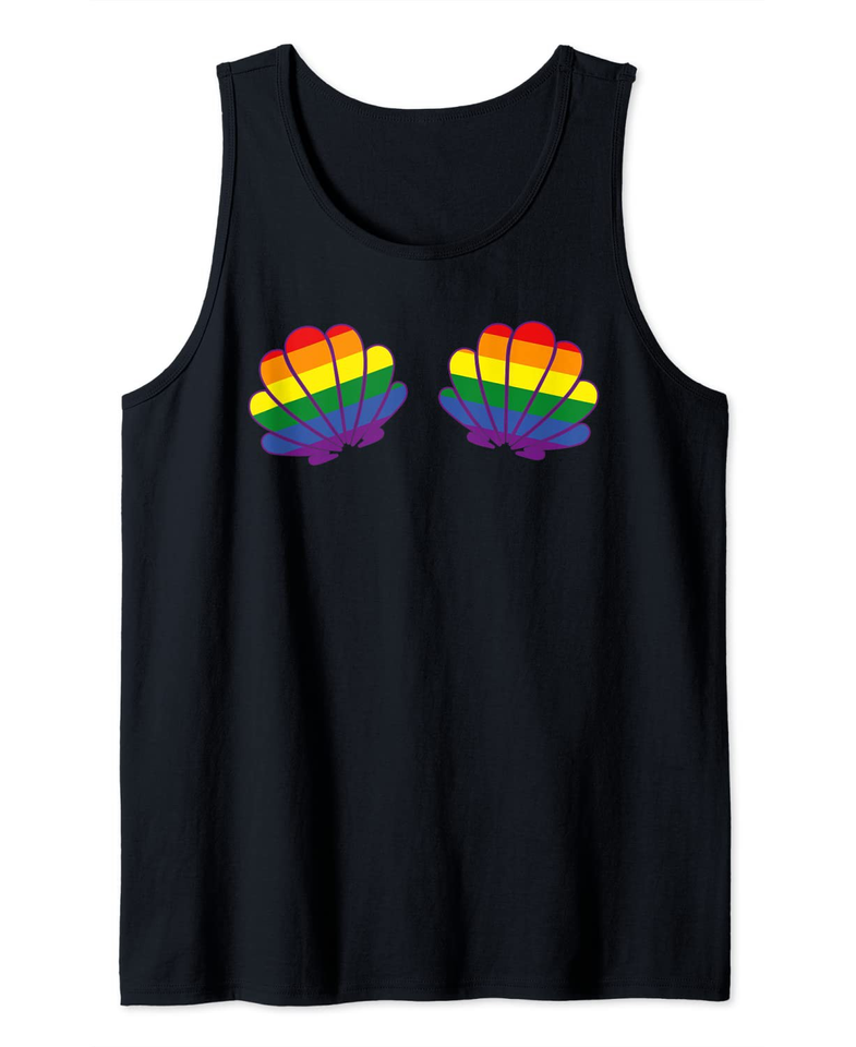 LGTBQ Pride Gay Lesbian Rainbow Flag Tank Top