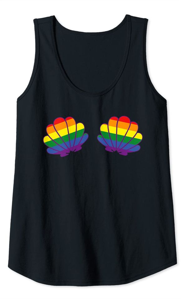 LGTBQ Pride Gay Lesbian Rainbow Flag Tank Top