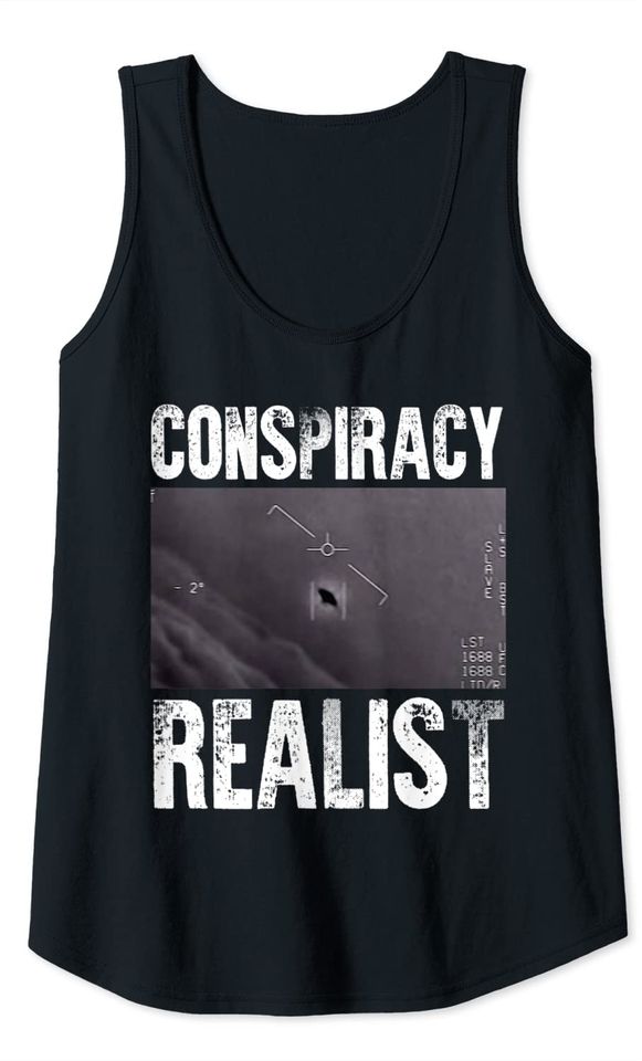 Conspiracy Realist UFO Government Sighting Tank Top