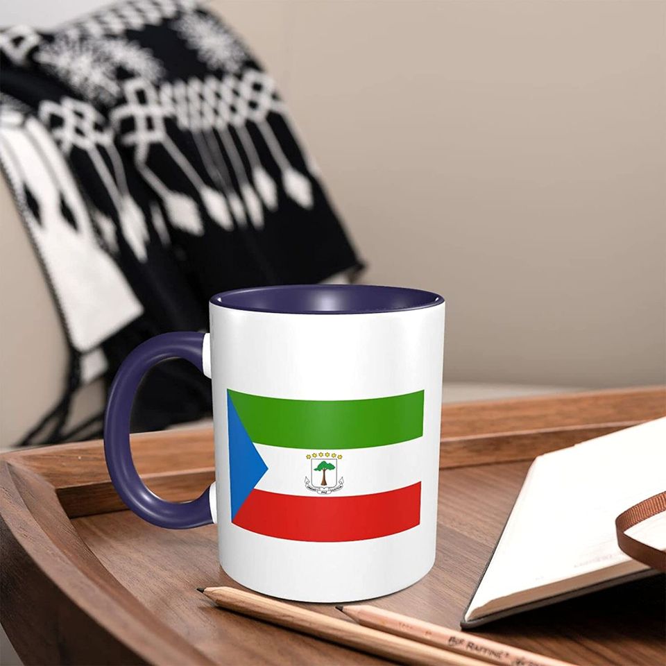 Flag Of Equatorial Guinea Novelty Ceramic Coffee Mug