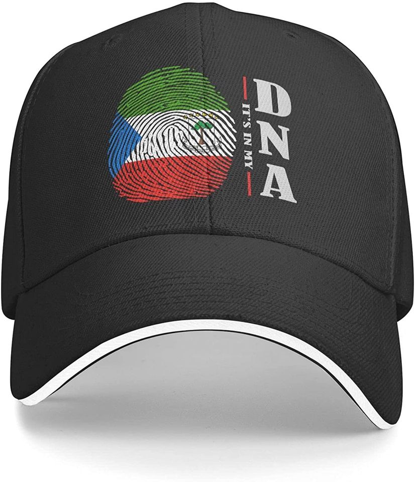 Its in My DNA Equatorial Guinea Flag Baseball Cap
