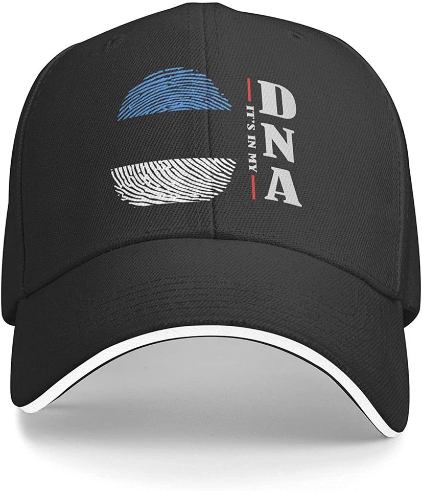 Its in My DNA Estonia Flag Baseball Cap