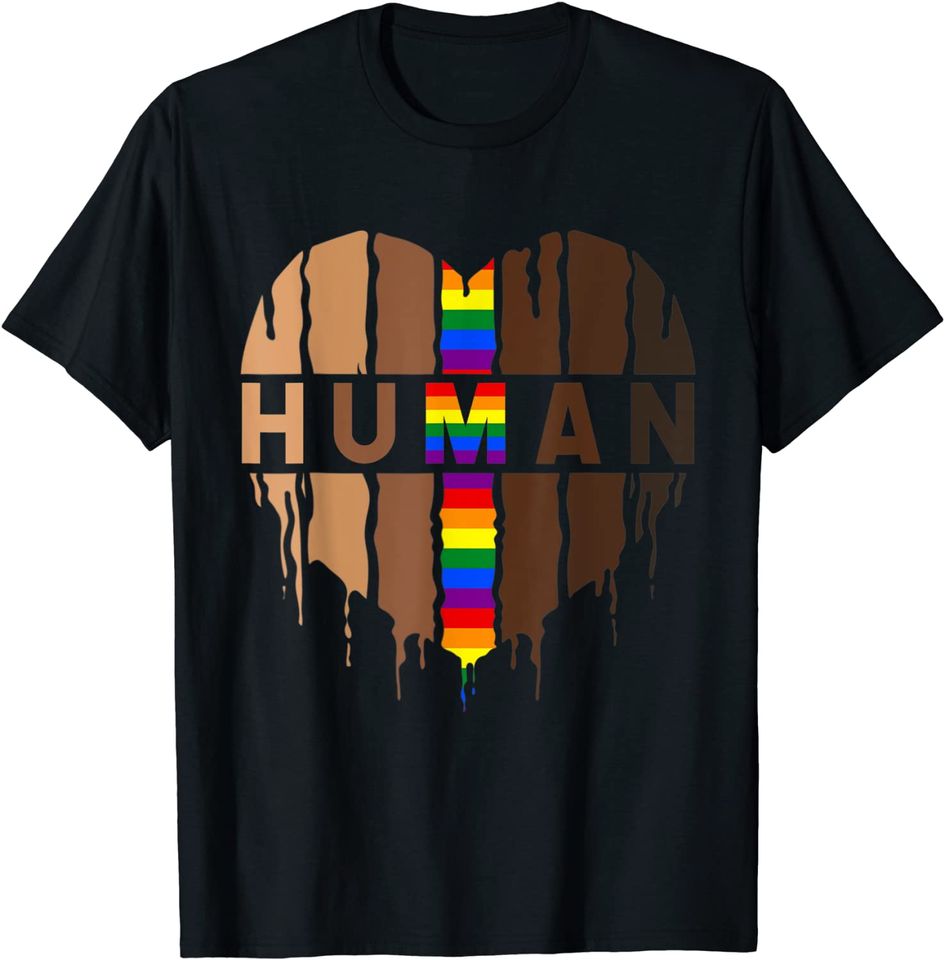 All-Inclusive Heart For BLM Racial Justice And Human Rights T-Shirt