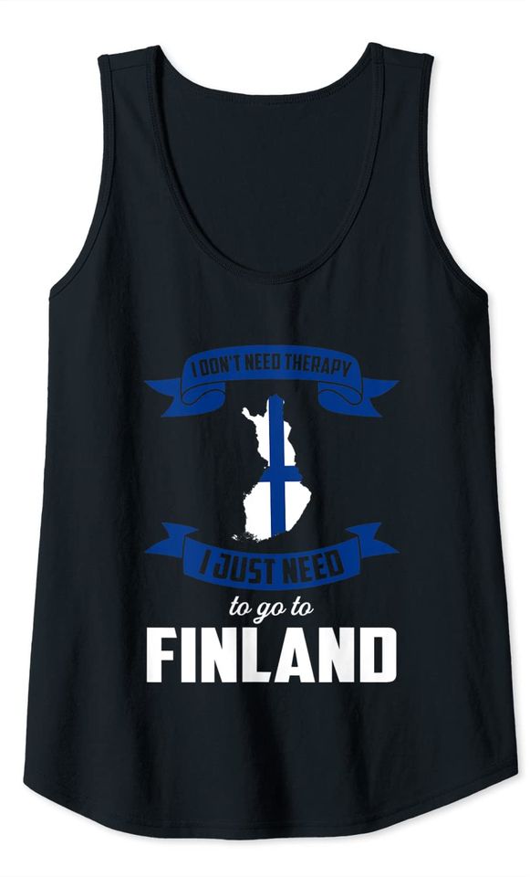 I just need to go to Finland Finland Tank Top