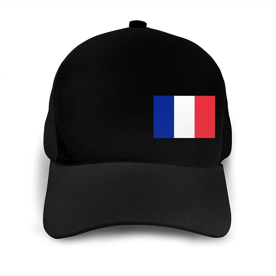 Inspier White Flag of France Baseball Hat