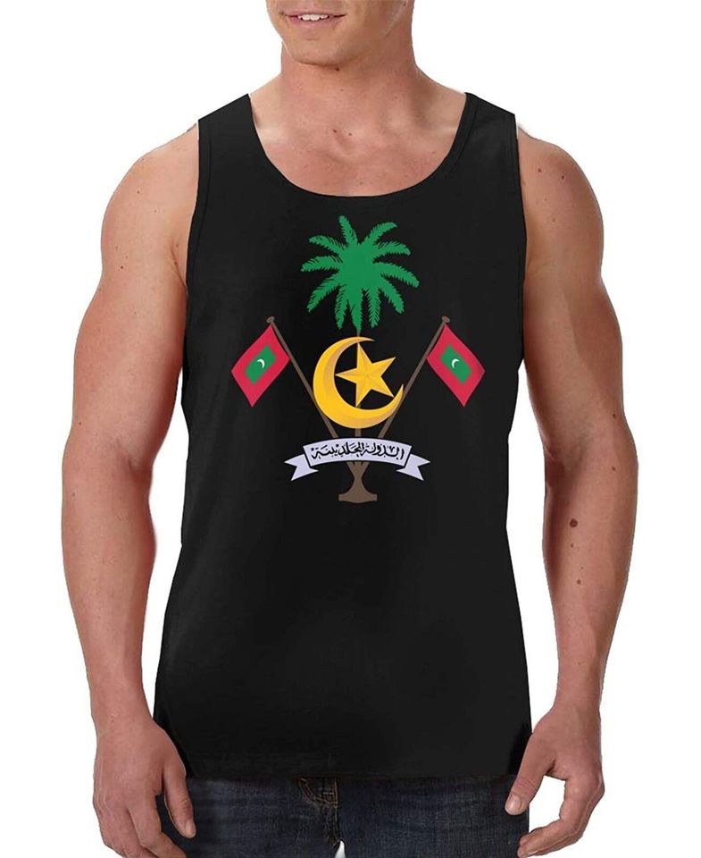 Flag of Maldives T-Shirts Fitness Vest