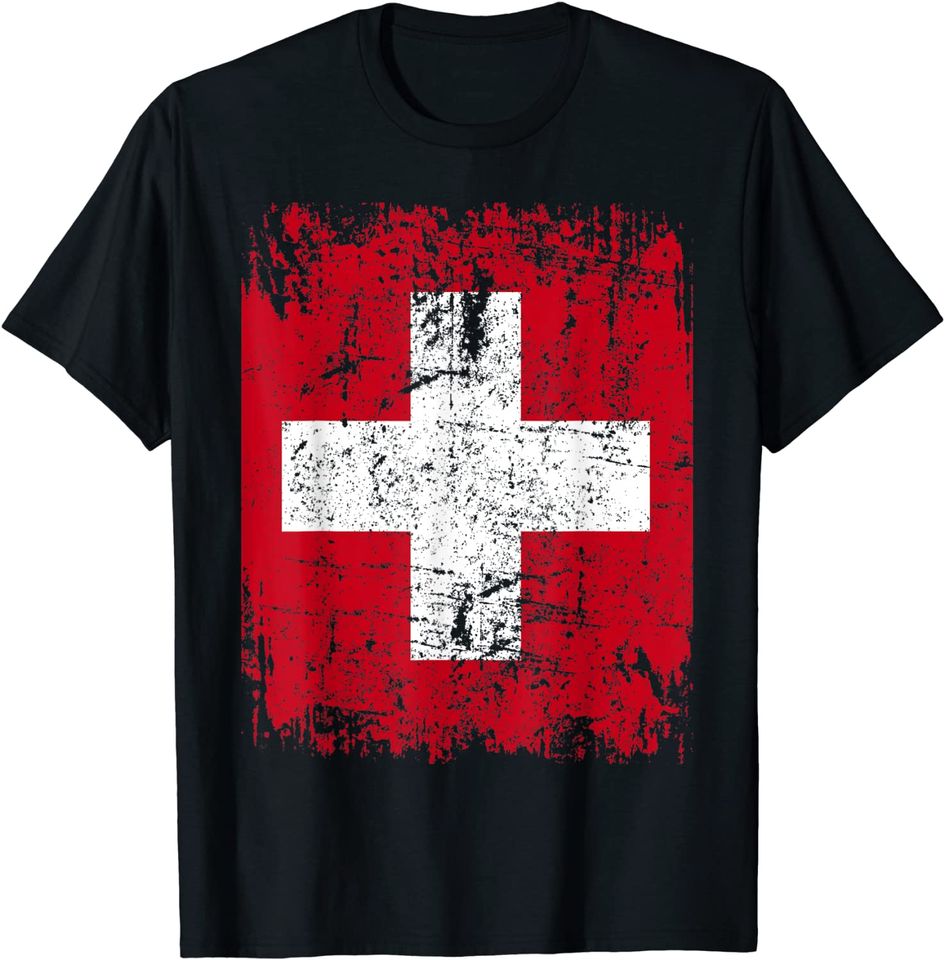SWITZERLAND Flag | Men Women Kids SWITZERLAND T-Shirt