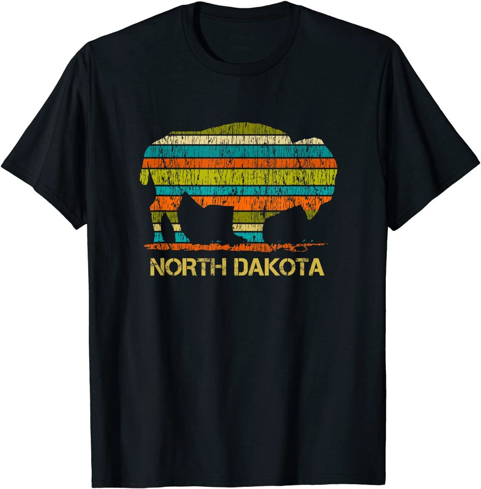 Buffalo for a North Dakota Vacation T Shirt