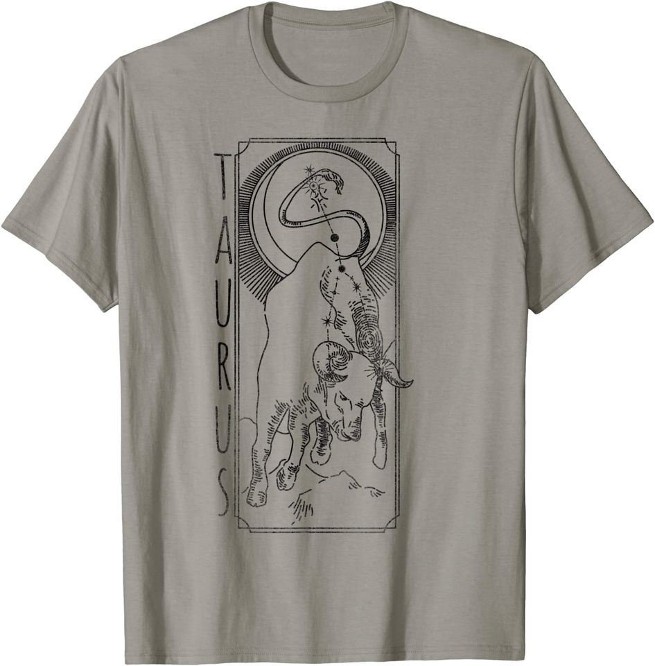 Taurus - Constellation Tarot Zodiac Sign T-Shirt