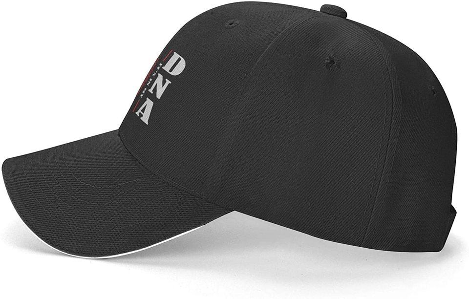 Its in My DNA Montenegro Flag Baseball Cap Adjustable Dad Hats Gift for Men Women Outdoor Activities Black