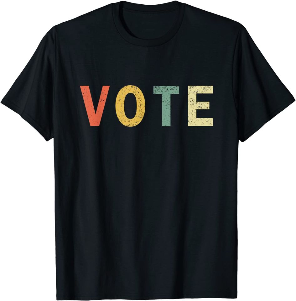 Vote Shirt Retro Voting Rights Suffrage Equality Election T-Shirt