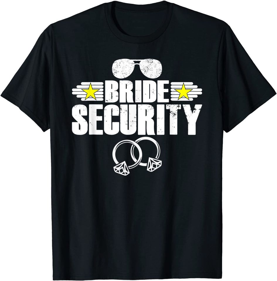 Bride Security Ring Bearer marriage Wedding Party gift T-Shirt
