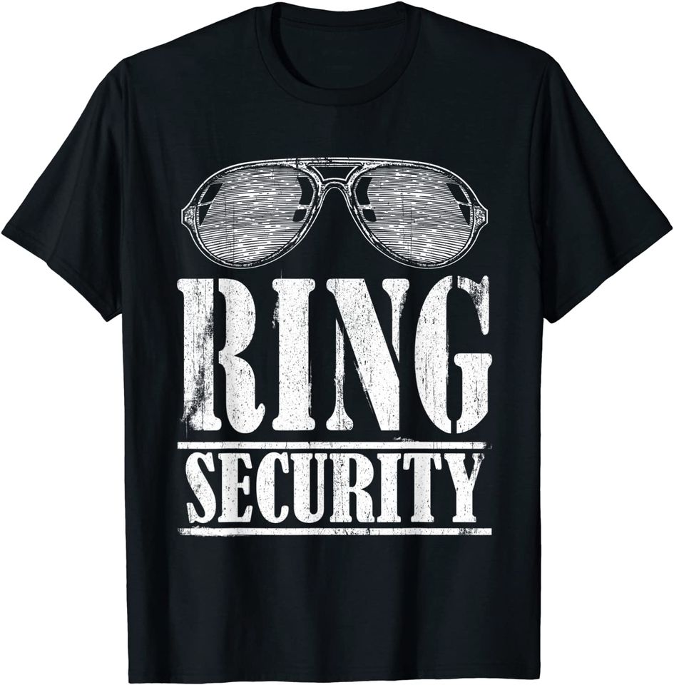 Ring Security Bearer Ring Dude Groomsman T-Shirt