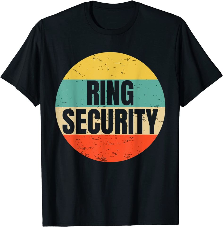 Ring Security, Bearer Gift for a Wedding Fan T-Shirt