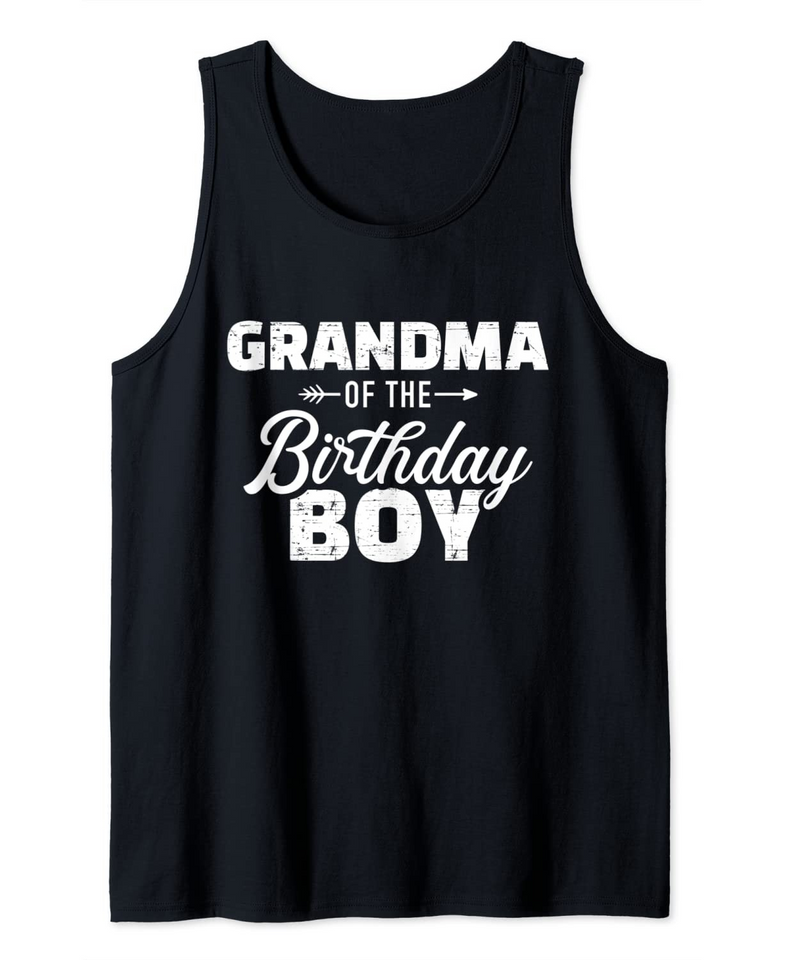Grandma of the birthday boy Tank Top