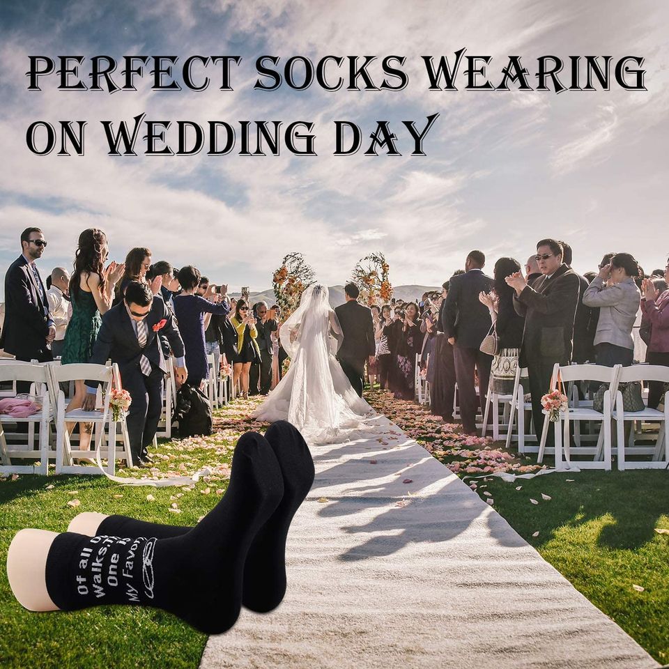 Wedding Special Walks Socks Gift for Brother Of The Bride Of All Our Walks This One Is My Favourite