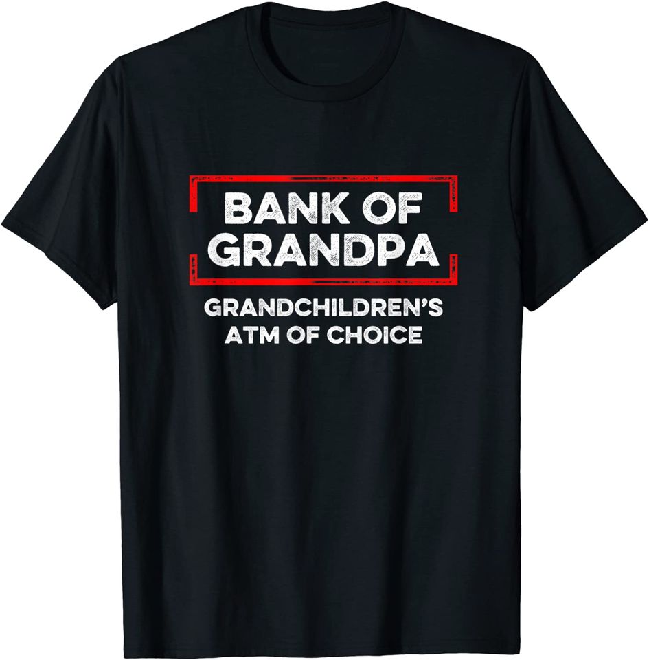 Grandparents Day Grandma Grandpa To Be Bank DA1 T-Shirt