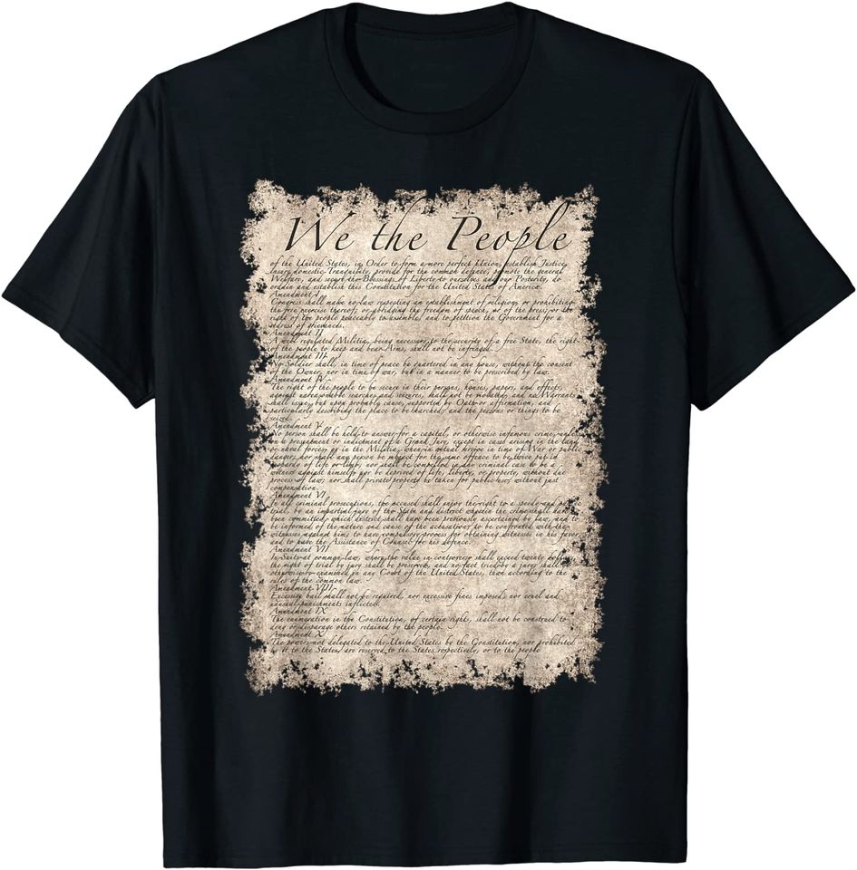 Bill of Rights US Constitution T Shirt