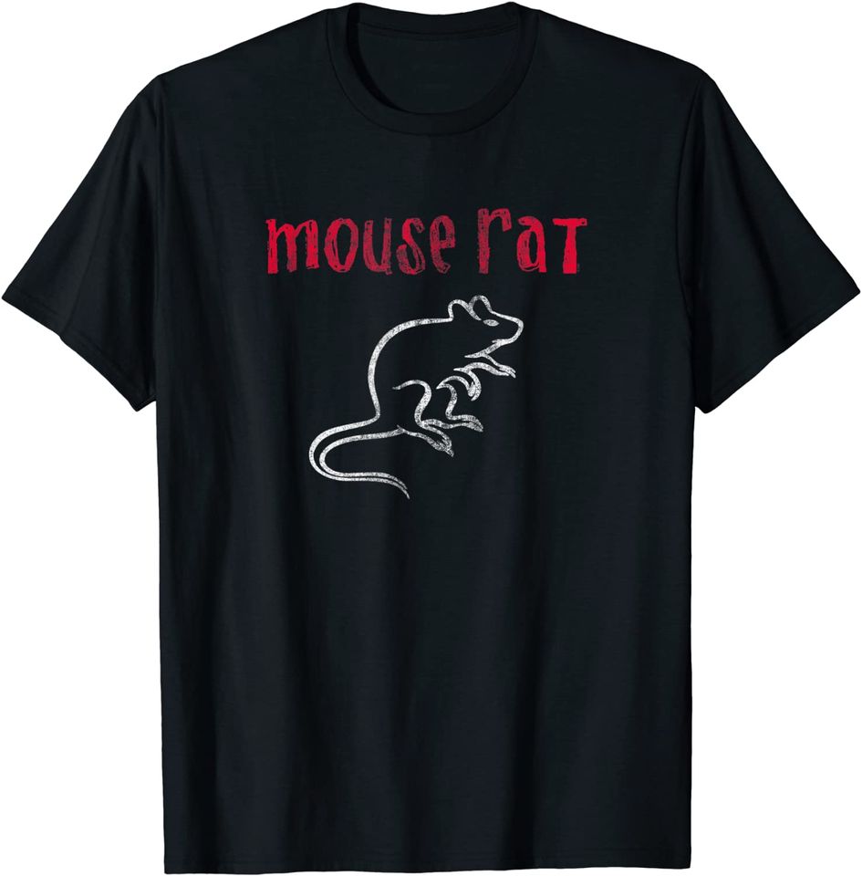 The Mouse Rat Logo Distressed T-Shirt
