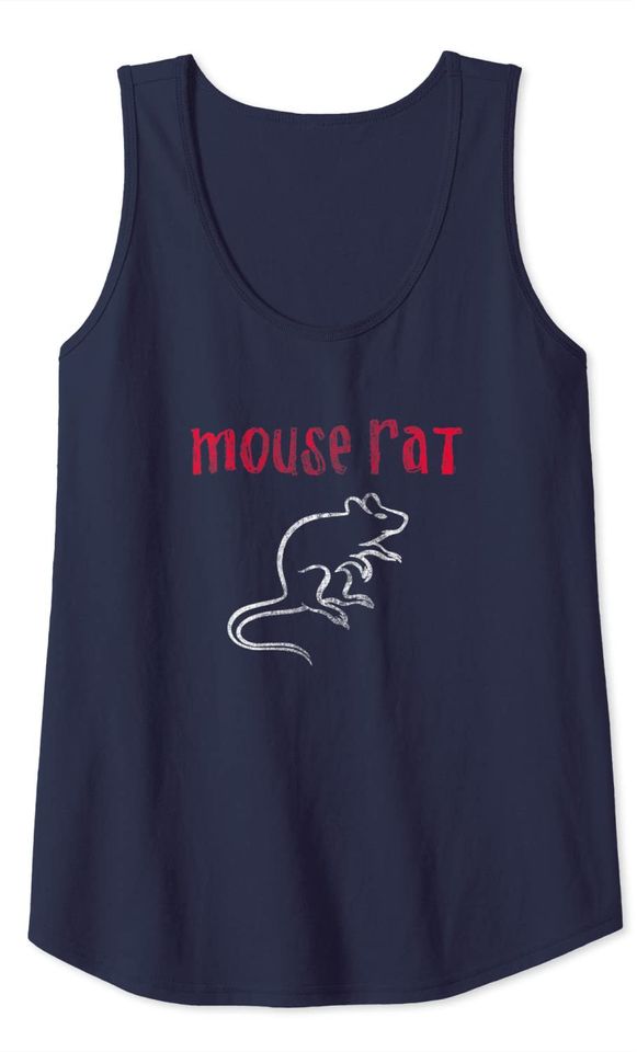 The Mouse Rat Logo Distressed Tank Top