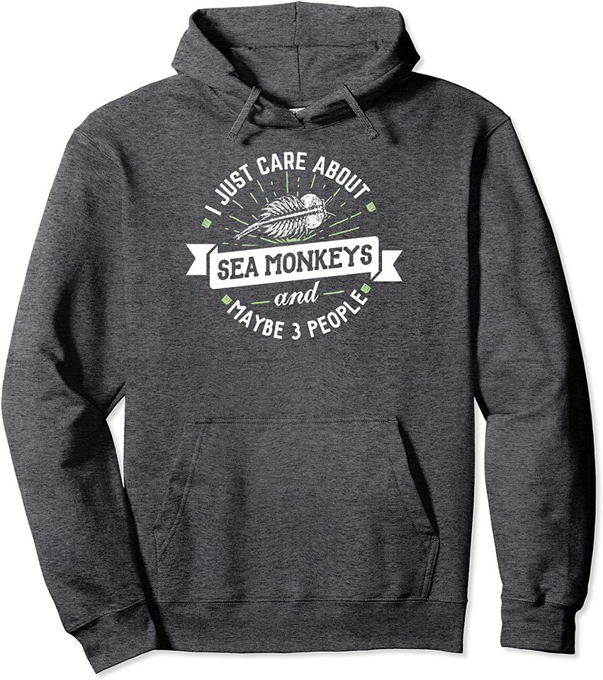 I Just Care About Sea Monkeys! Pullover Hoodie