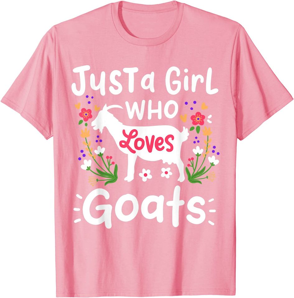 Goat Just A Girl Who Loves Goats Cute Gift T-Shirt