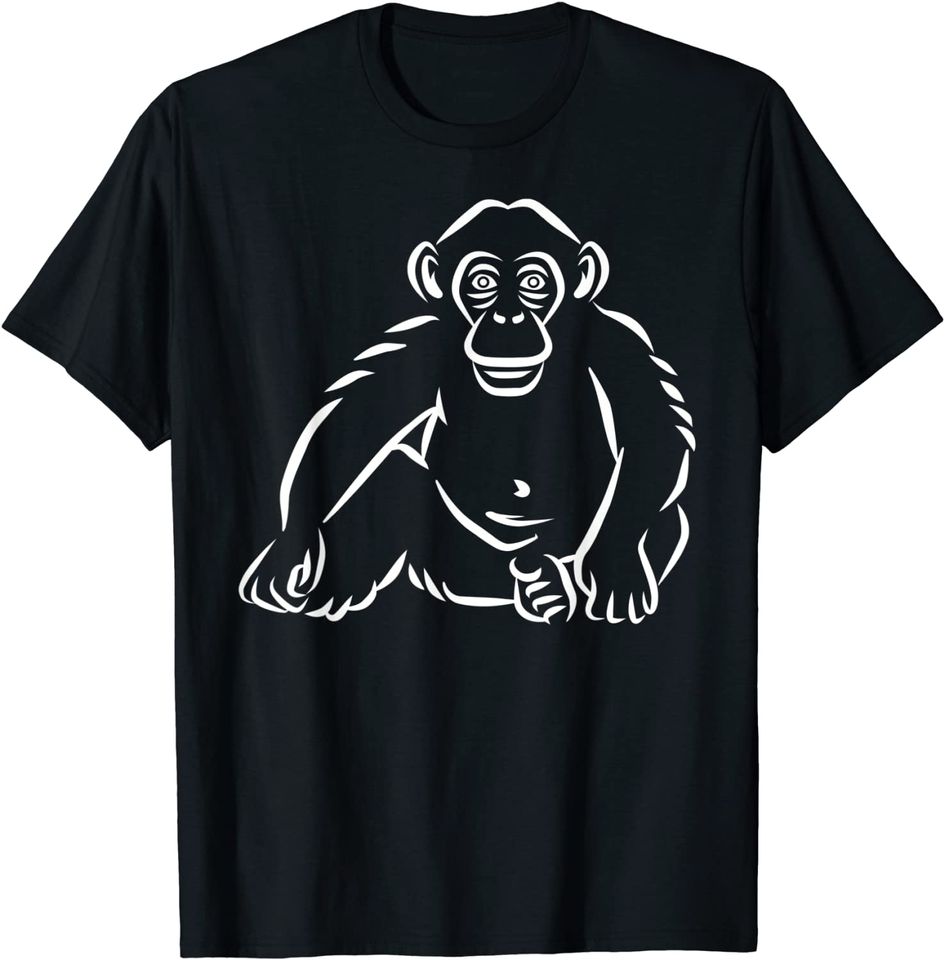 Monkey Chimpanzee T Shirt