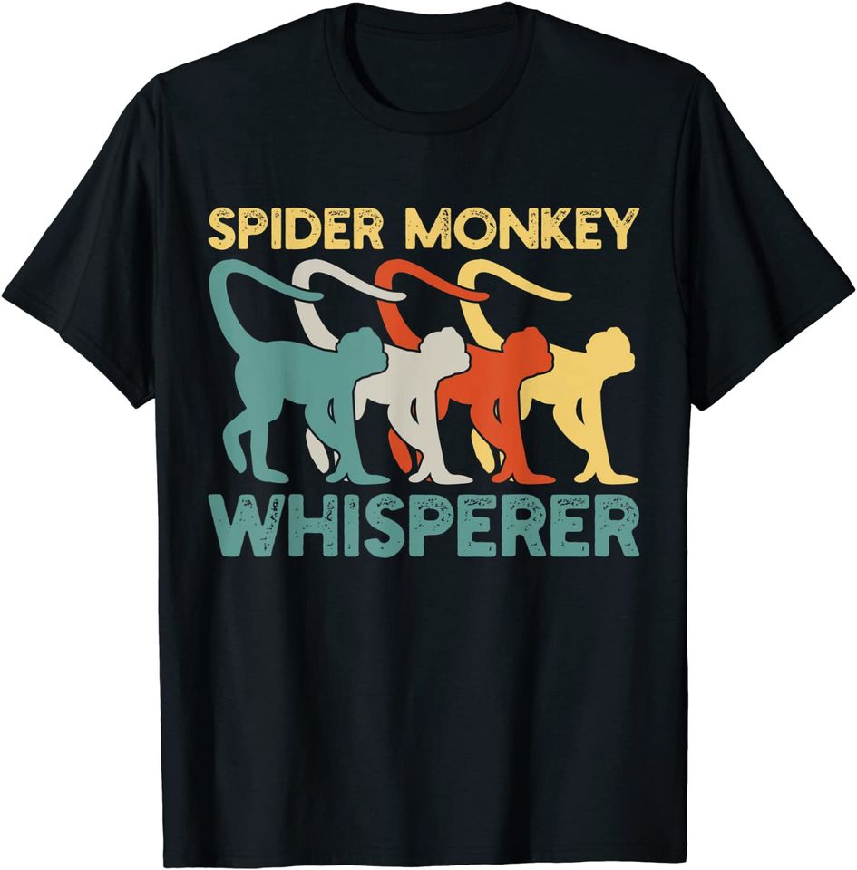 Spider Monkey Retro Vintage T Shirt