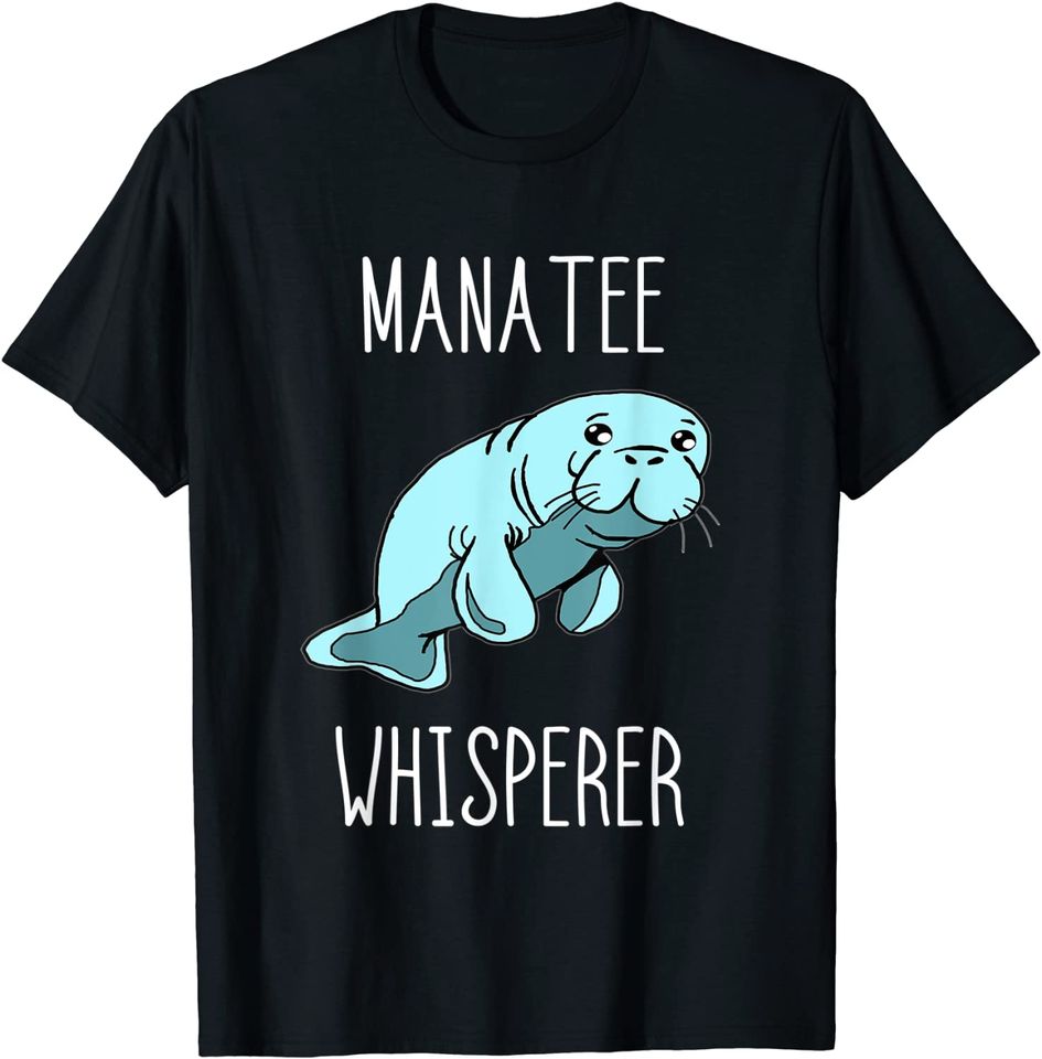 Manatee Whisperer Chubby Mermaid Sea Cow Floaty Dugong T Shirt