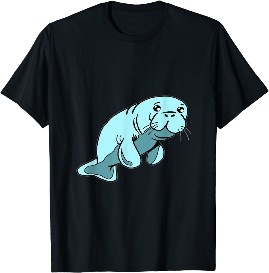 Chubby Manatee Floaty Dugong Dugongidae Sea Cow T Shirt