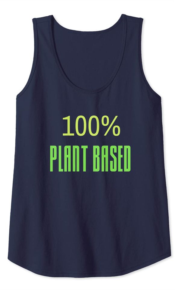 100% Plant Based Herbivore Nutrition New Years Resolution Tank Top