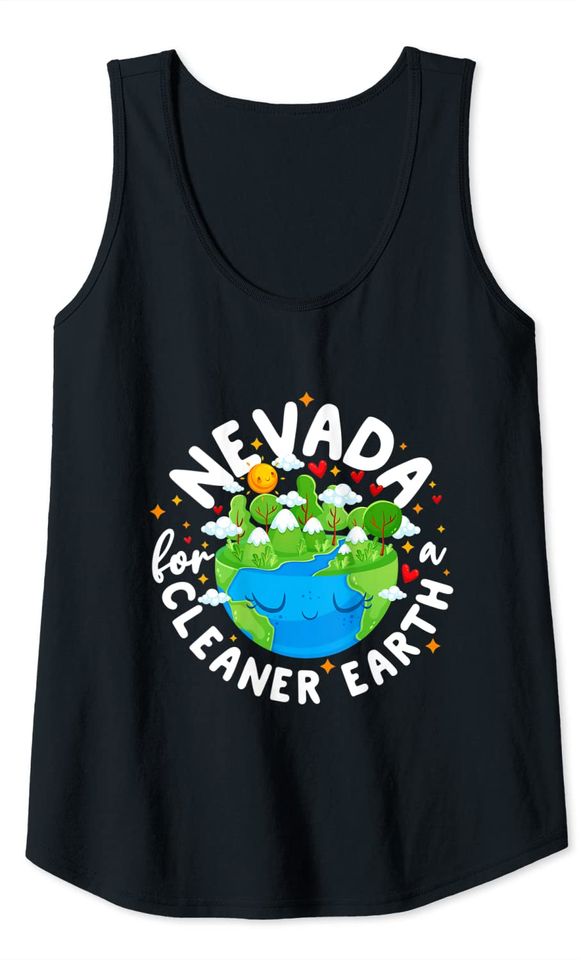 Nevada For A Cleaner Earth - Earth Day Tank Top