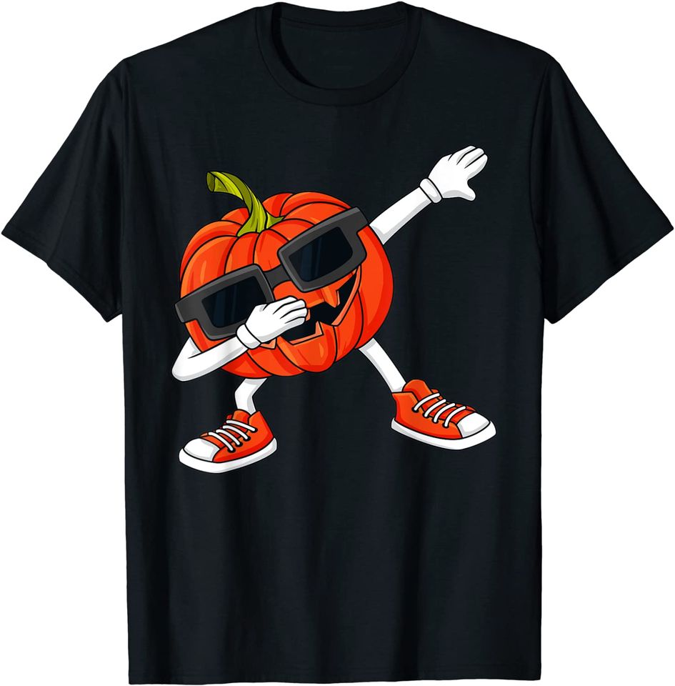 Dabbing Jack O Lantern Halloween T-Shirt