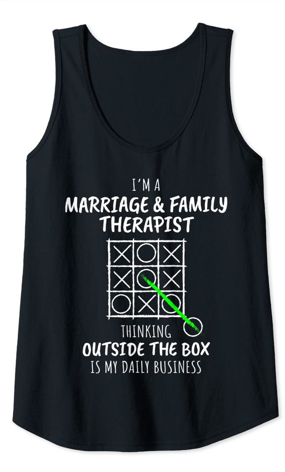 Funny Marriage Family Therapist Tank Top