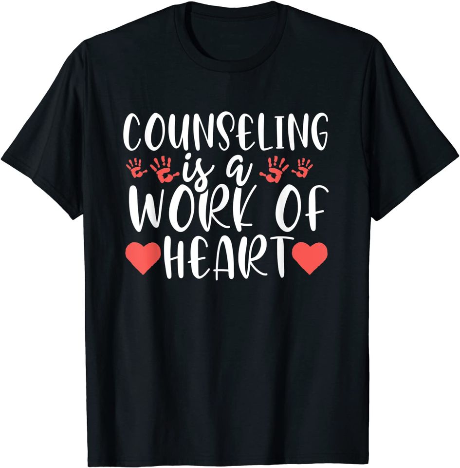 Counseling Heart School Counselor Office Appreciation Gift T-Shirt