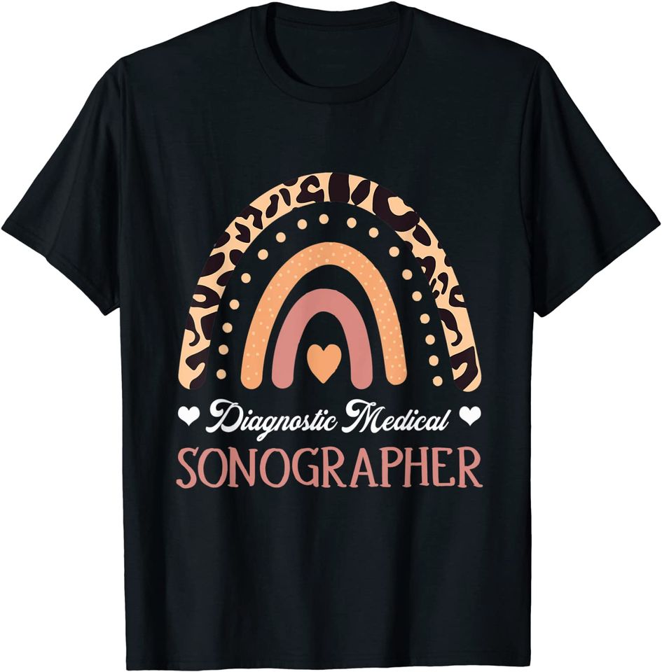 Diagnostic Medical Sonographer Rainbow Sonography Grade T-Shirt