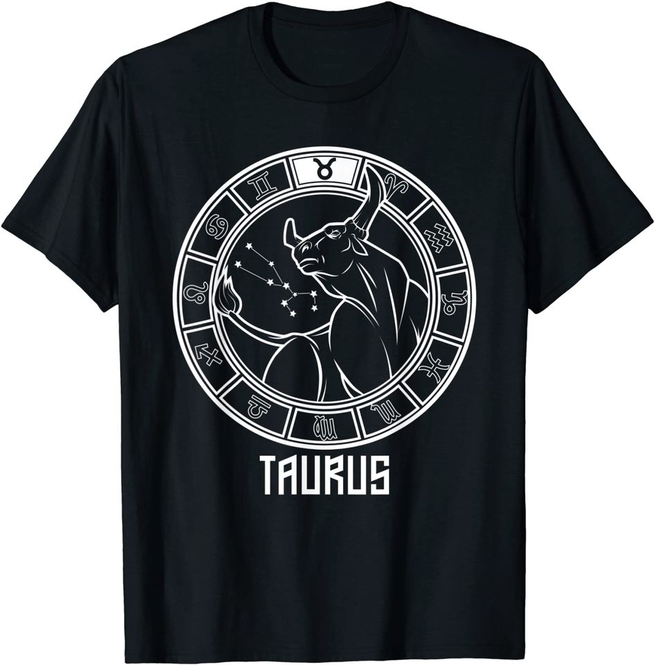 Taurus Zodiac Sign T Shirt