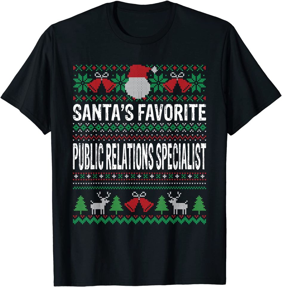 Santas Favorite Public relations specialist Xmas T-Shirt