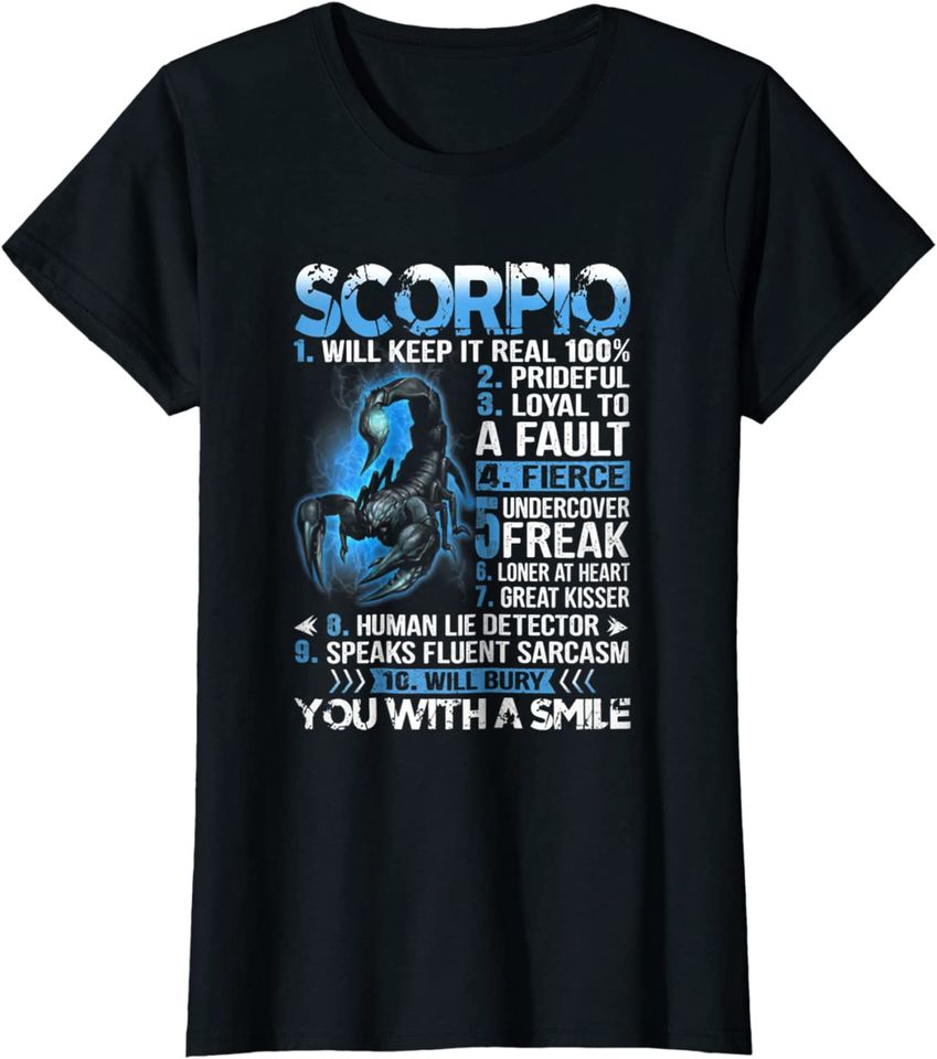 Scorpio Will Keep It Real 100% Prideful Hoodie