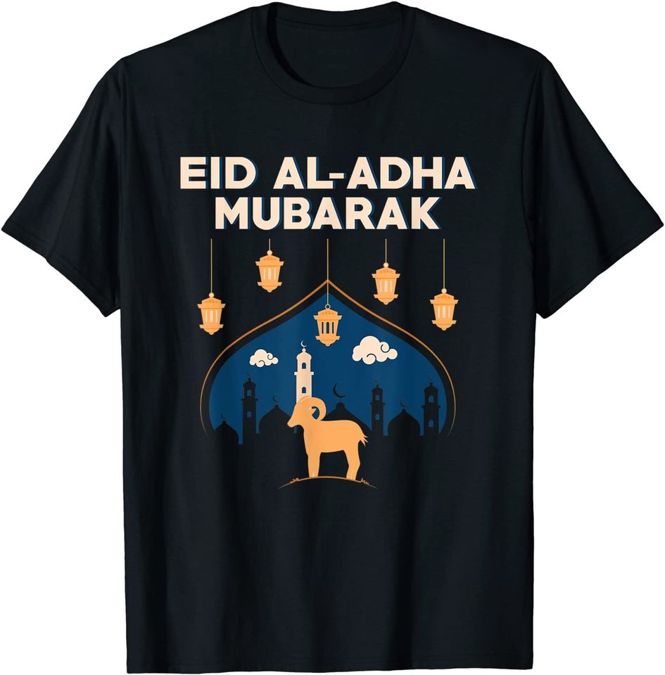 Eid Adha Mubarak 2021 Islamic Religion Mosque Muslim Ramadan T-Shirt