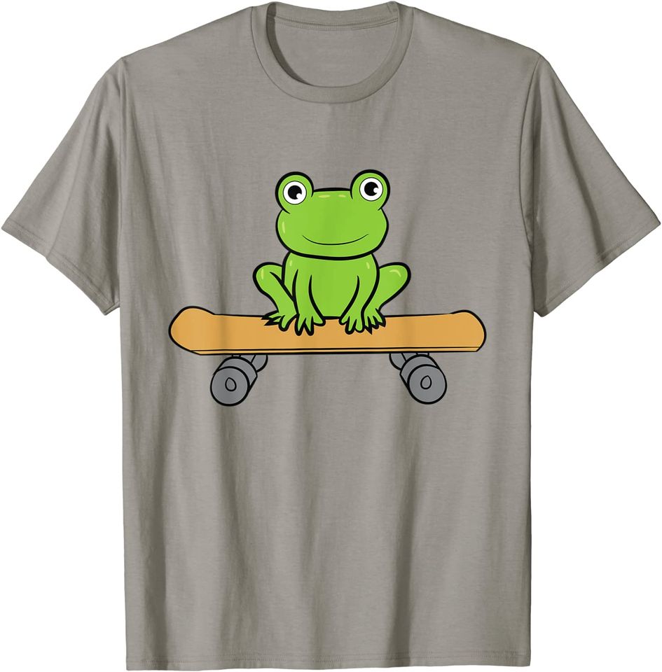 Skateboarding Frogs T-Shirt