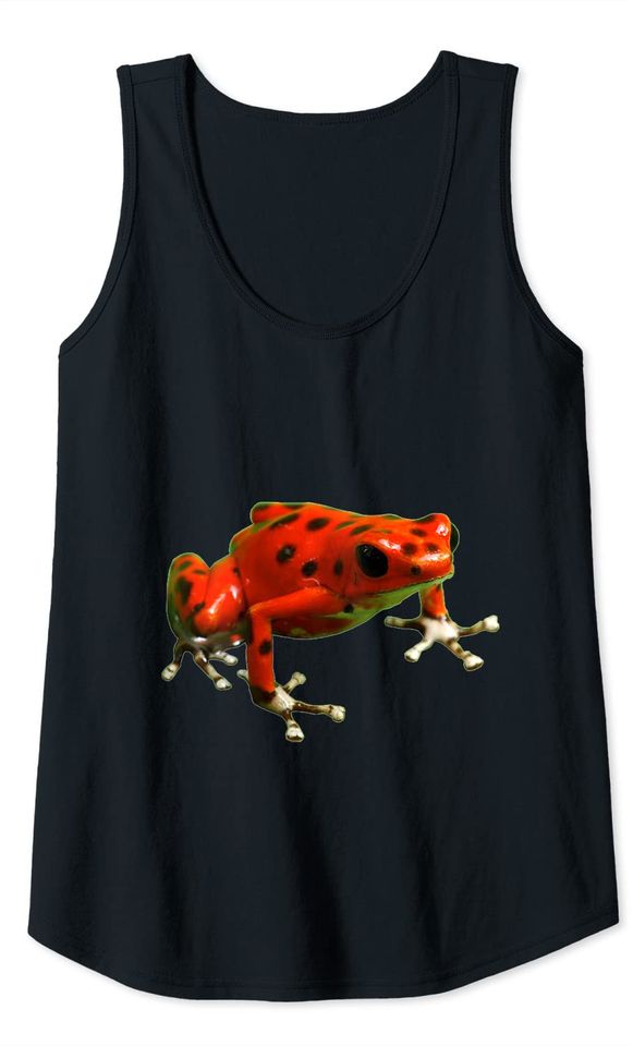 Frog Red Poison Dart Frog Amphibian Tank Top
