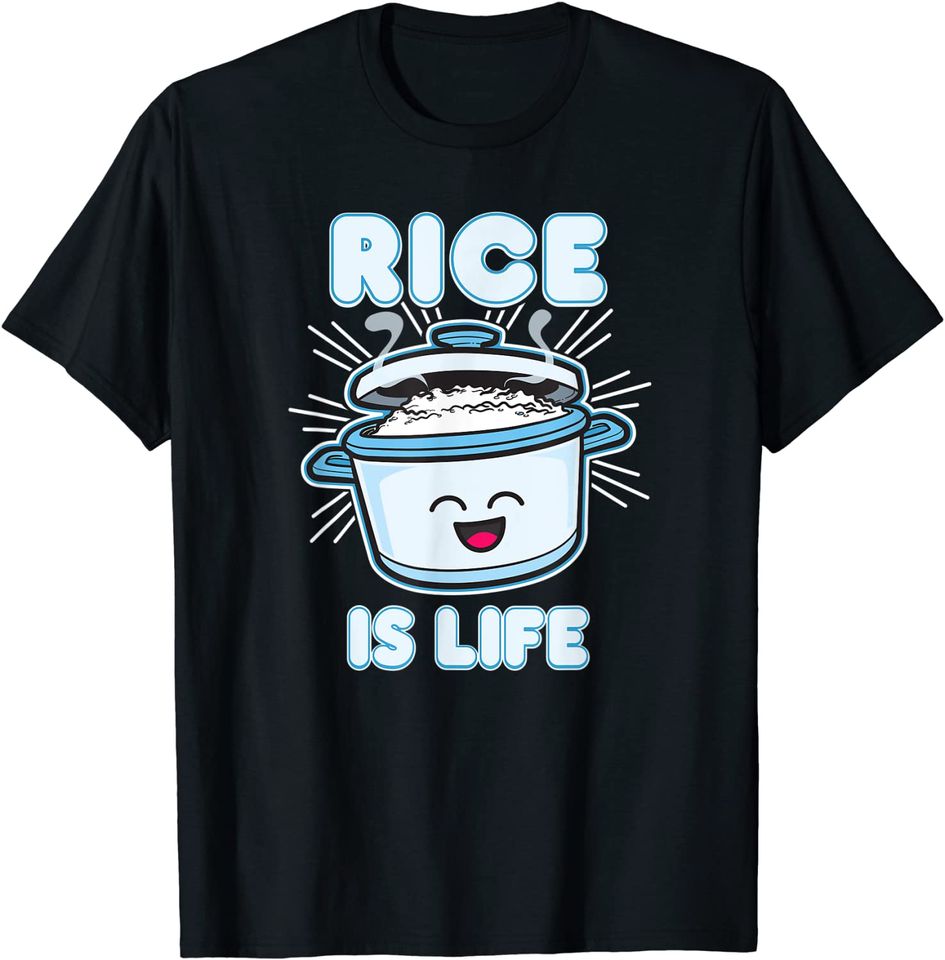 Rice Is Life Filipino Shirt Food Philippines Gift Kawaii Top T Shirt