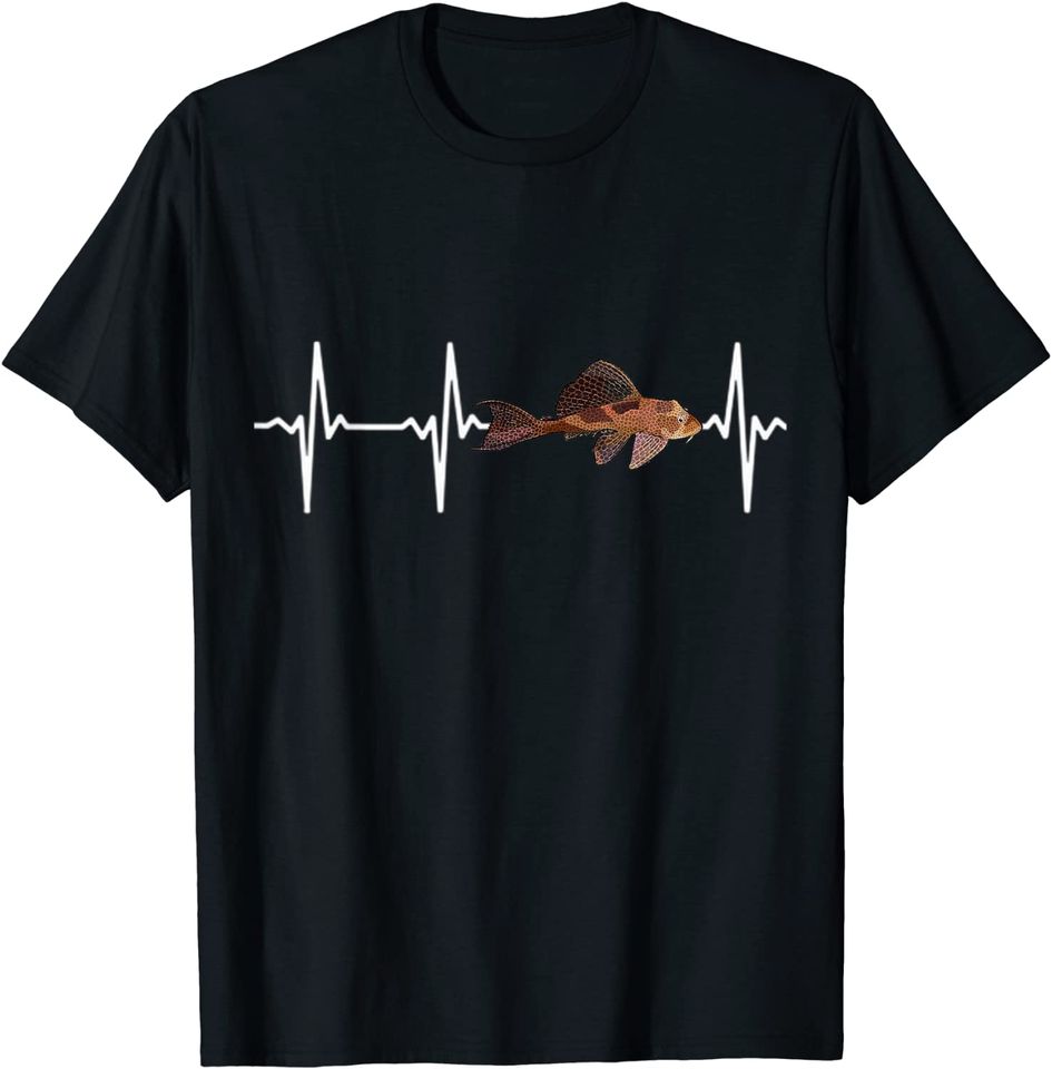 Plecostomus Heartbeat T-Shirt