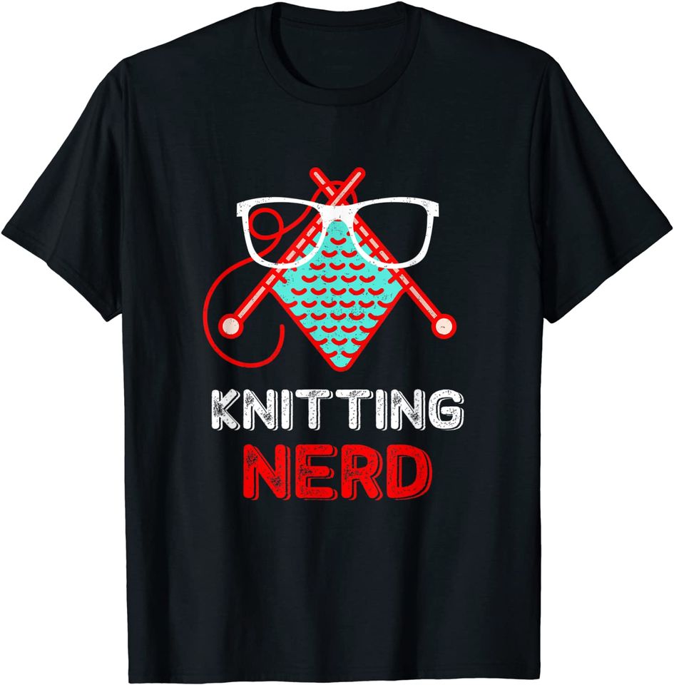 Crochet Grandma Knitting Nerd T Shirt