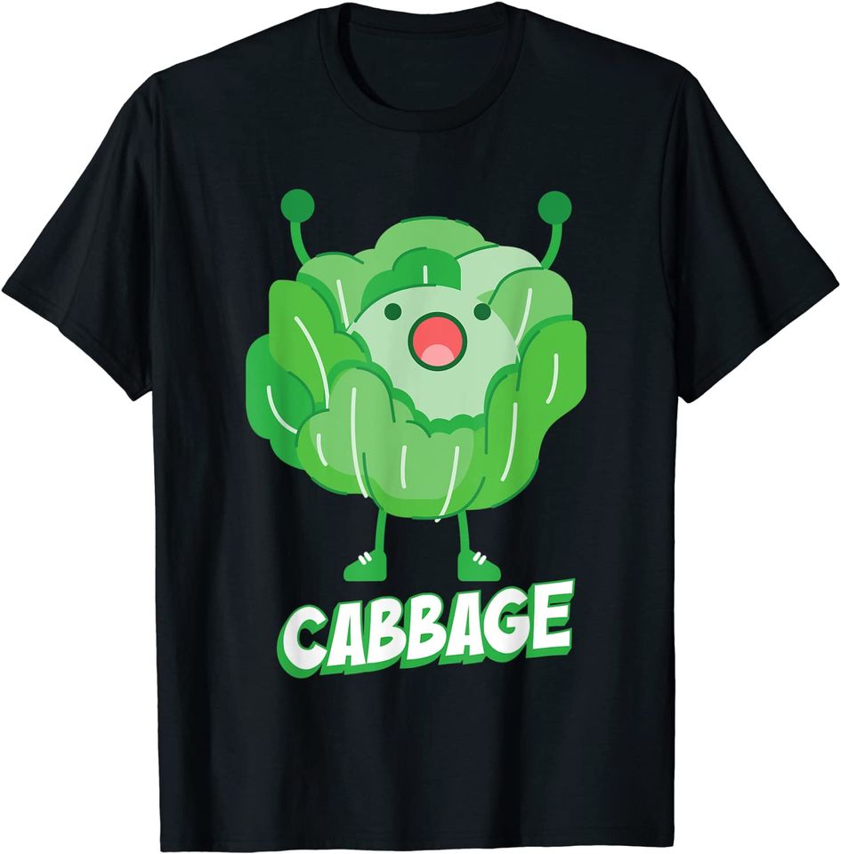 Cabbage With Arms Heathy Vegetables T-Shirt