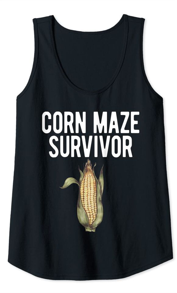 Corn Maze Survivor Autumn Tank Top