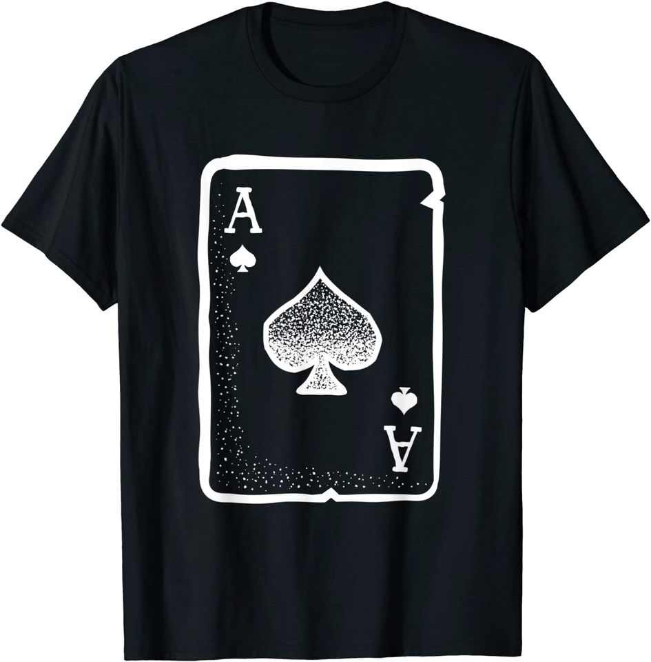 Ace of Spades Poker Playing Card Halloween Costume T-Shirt