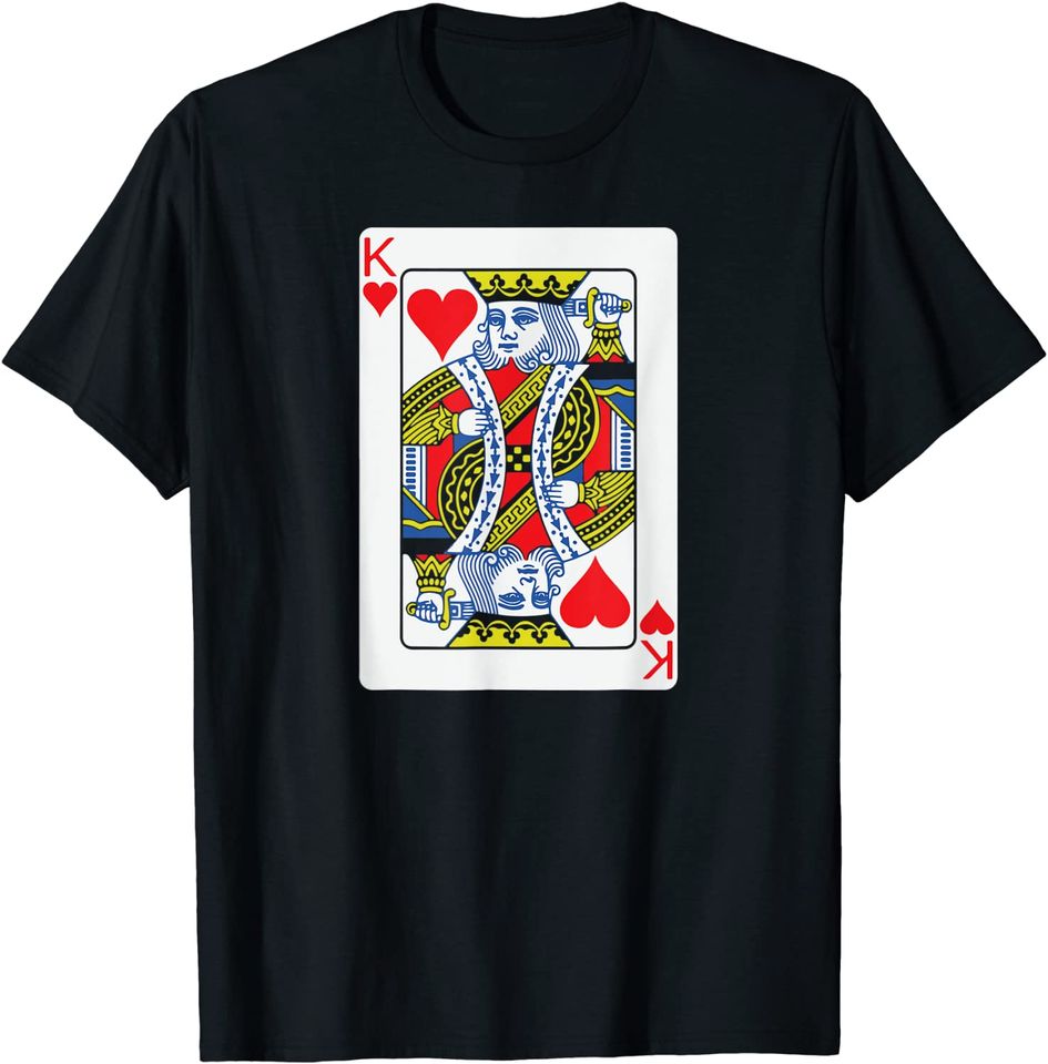 Playing Card Queen of Hearts Valentine's Day Costume T-Shirt