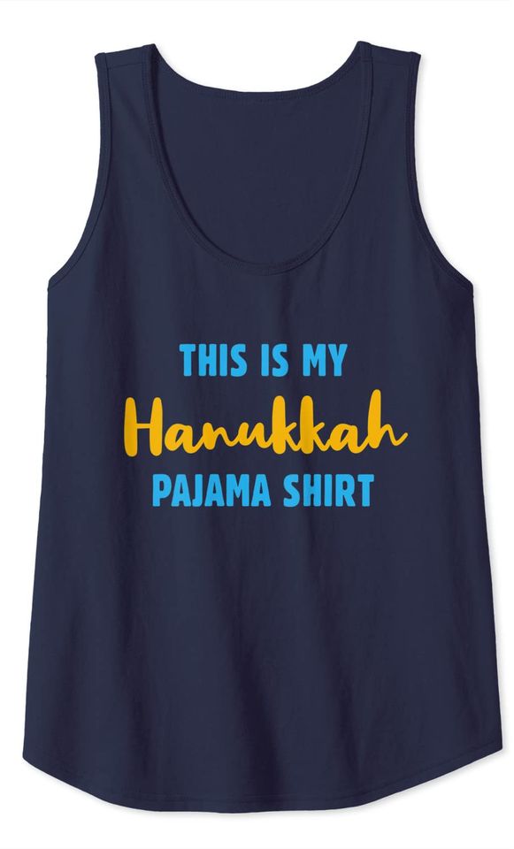 This Is My Hanukkah Pajama Tank Top